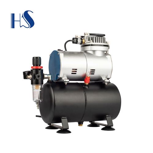 跨境厂家直供浩盛美工模型油漆上色喷笔气泵套装喷绘泵