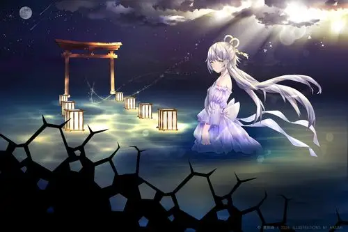 洛天依离别曲的曲绘