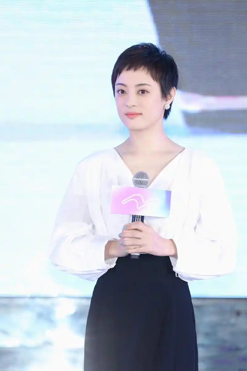 原创孙俪最新活动照,只是把圆领换v领明明脸没变,却明显瘦了一圈