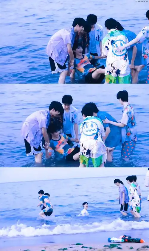 蓝色的海 时代少年团 近海狂想 cr.雨亦慕然