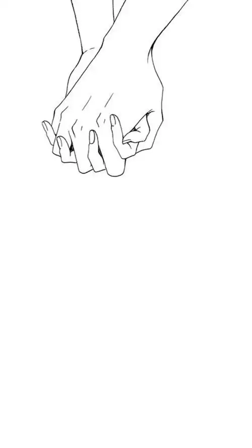 情侣壁纸 聊天背景 简约 清爽 牵手 黑白系