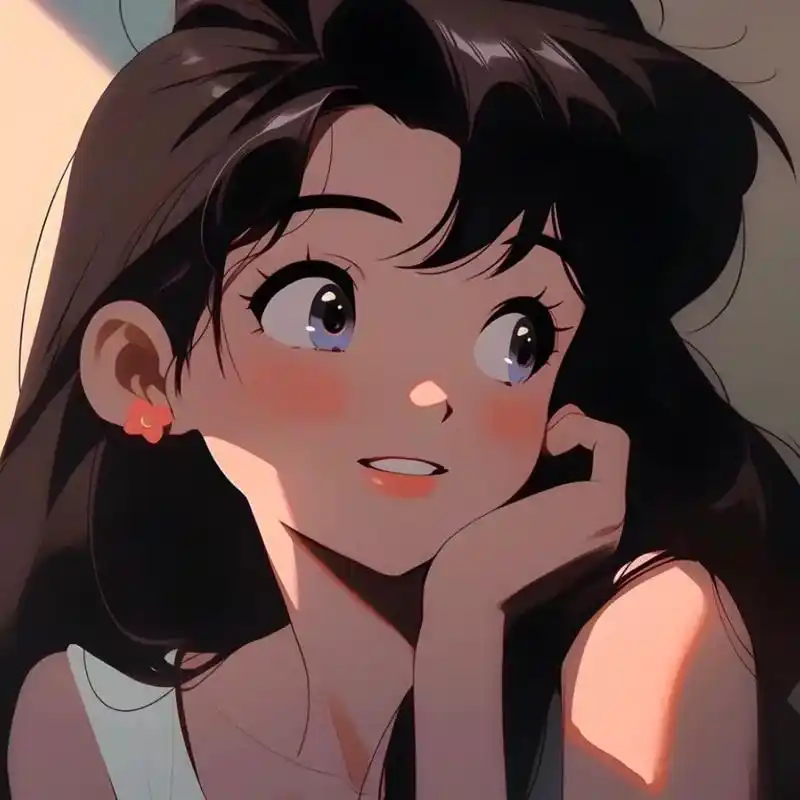 一眼就爱上的复古动漫女头#旧漫头像 #动漫 - 抖音