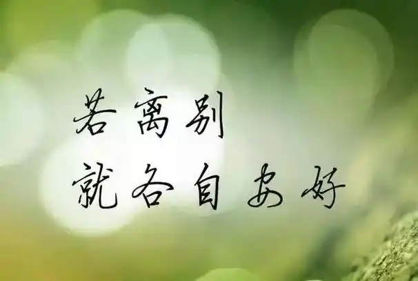 经典伤感散文:下辈子,各自欢喜不会再见了