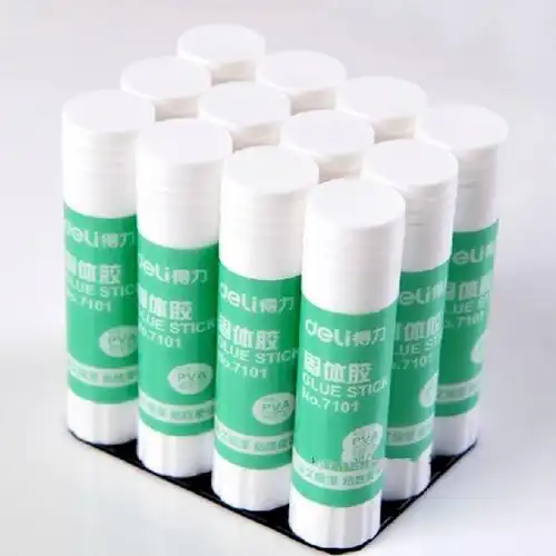 得力(deli) 7101 pva材质固体胶棒 12支/盒