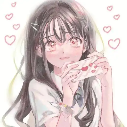 呆萌可爱的卡通动漫女生头像图片