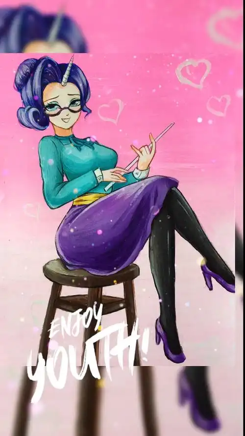 #小马宝莉#小马宝莉珍奇拟人漫画,模样有点像语文老师呢.-度小视