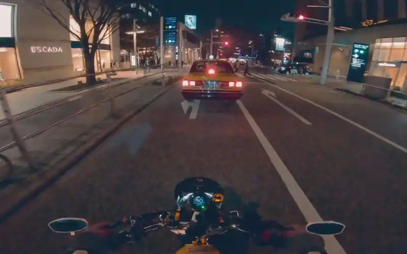 【第一视角摩托车】夜晚的东京 摩托车极速骑行 2020.