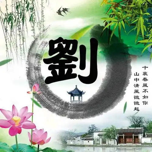 35张古风类微信头像,写有姓氏,你要的都有!