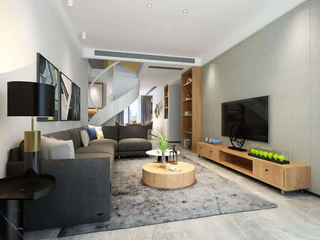 90平米客餐厅阳台隔断装修效果图