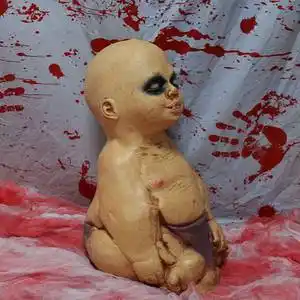 厂家万圣节吓人婴儿恐怖娃娃鬼屋密室逃整人恶魔娃娃场地布置装饰