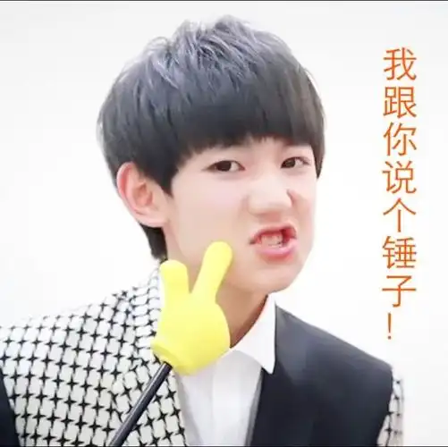 王源嘟嘴卖萌我跟你说个锤子gif动图_动态图_表情包下载_soogif