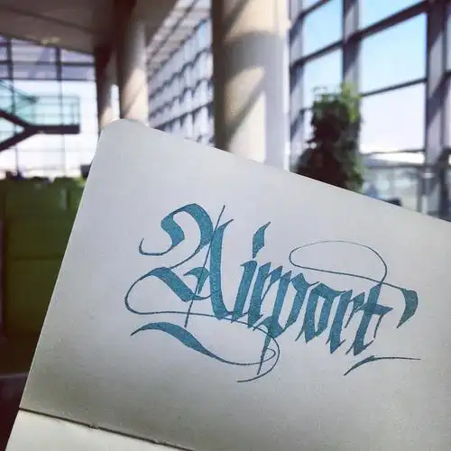 手写英文平尖哥特字练习合集