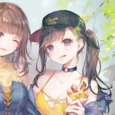 好看动漫女生闺蜜头像两张微信_闺蜜姐妹女生头像_头像屋