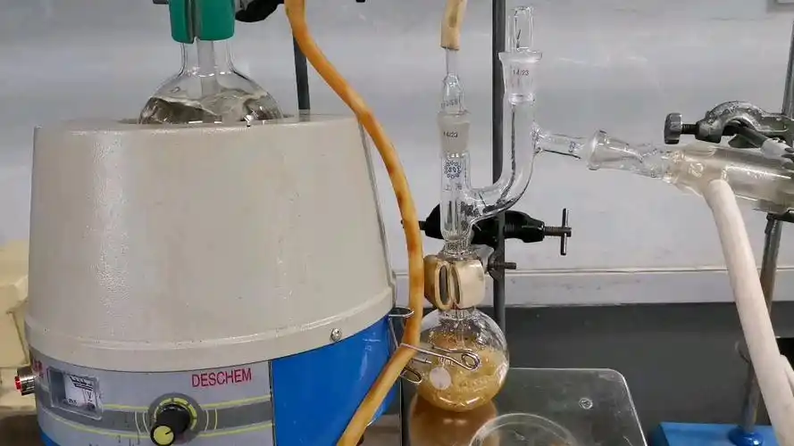 肉桂酸的制备中用到的水蒸气蒸馏装置[视频_哔哩哔哩_bilibili