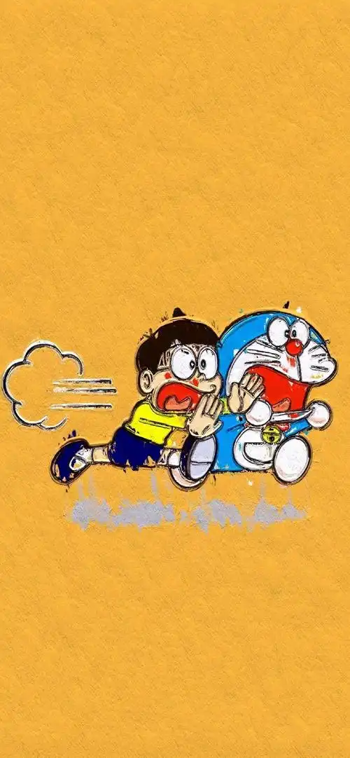 你喜欢的蓝胖子竖屏手机壁纸