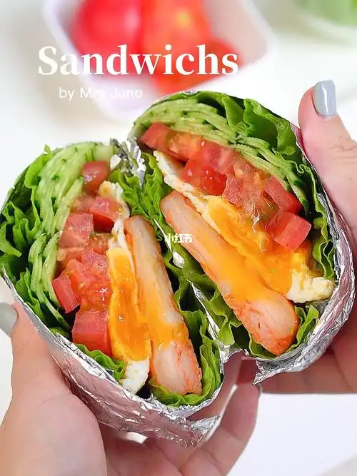 关晓彤同款蔬菜三明治60真的是掉秤神器