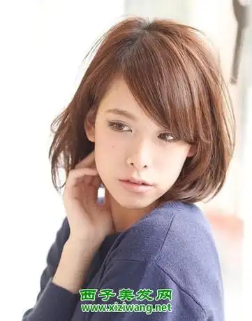 自然斜刘海怎么剪 自然斜刘海女生发型图片