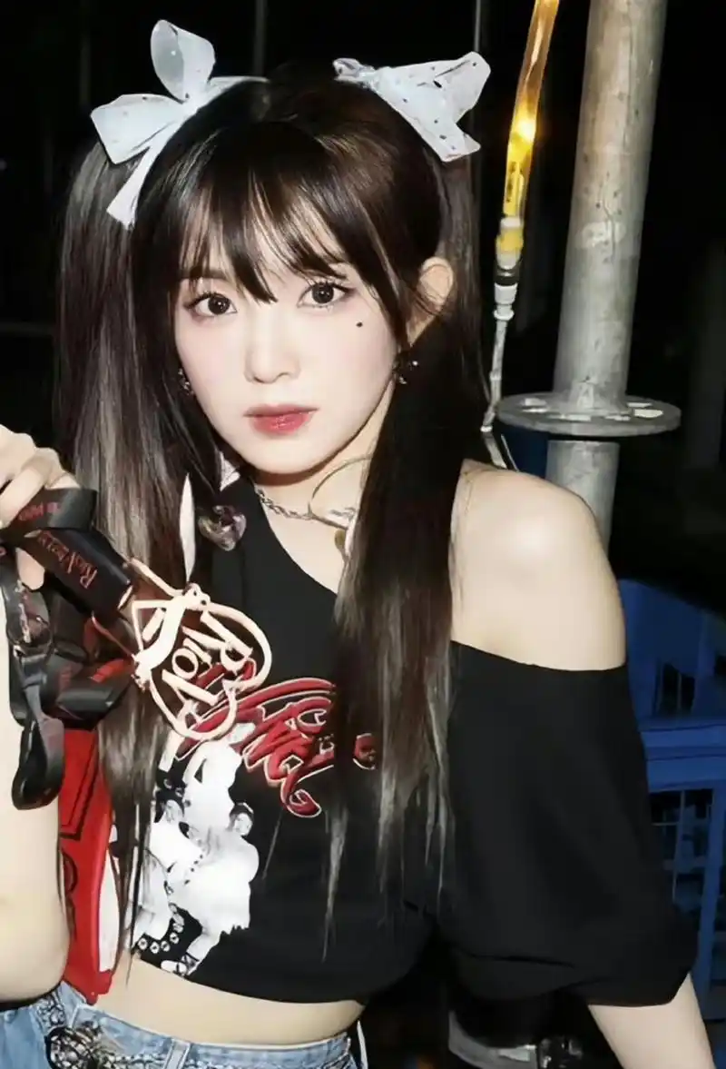 裴珠泫蝴蝶结双马尾造型好甜,这是什么甜妹拯救世界