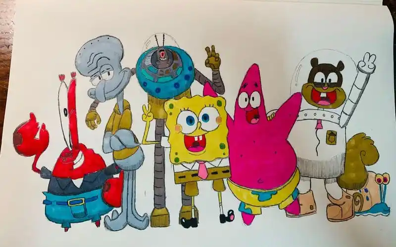 【海绵宝宝】全家福