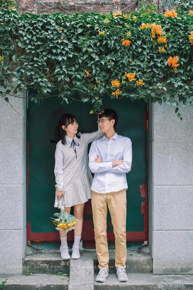 日系小清新|广州情侣写真客片