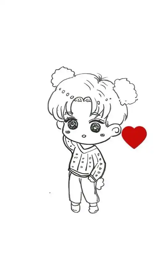 朱正廷超简笔画