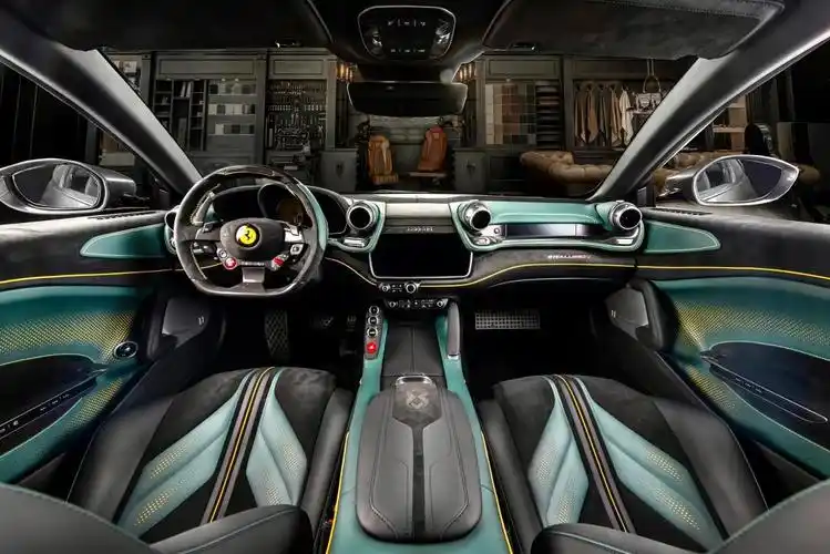 法拉利gtc4lusso整车内饰定制,大胆看细节7815_汽车杂谈社区_易车