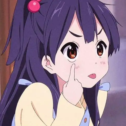 吐舌头俏皮女孩 头像背景