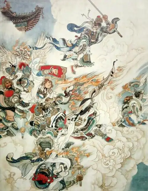 大闹天宫组画1956年作品欣赏