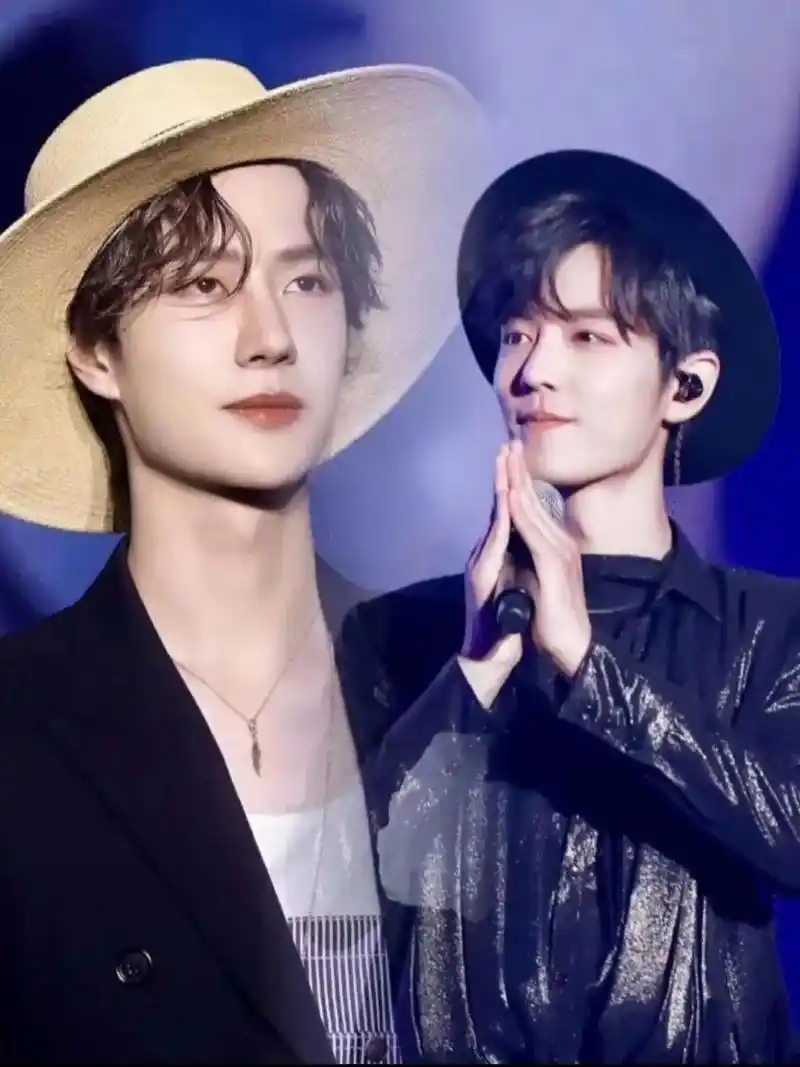 王一博0315和肖战92合照77绘烂画之篇.