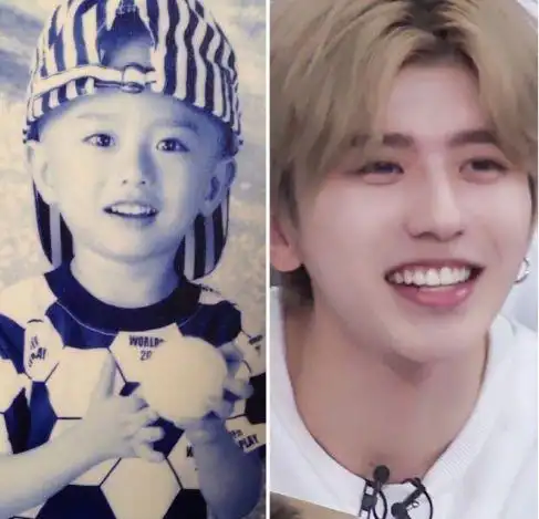 被赞为人间仙子的朱正廷的童年照,小平头竟然是帅的.