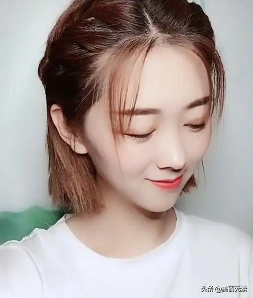 普通马尾辫已经配不上我们了, 最近两股辫火了,学生党扎最洋气