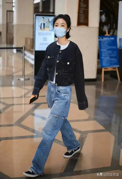 牛仔蓝是什么颜色的图片(明星牛仔蓝搭配服装大全)-思维风暴网