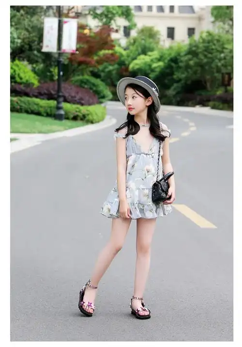 女童凉鞋小公主夏季新款儿童凉鞋女孩防滑韩版罗马鞋中大童软底时尚