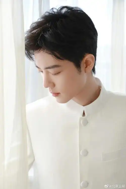 肖战白衣中山装丰神如玉