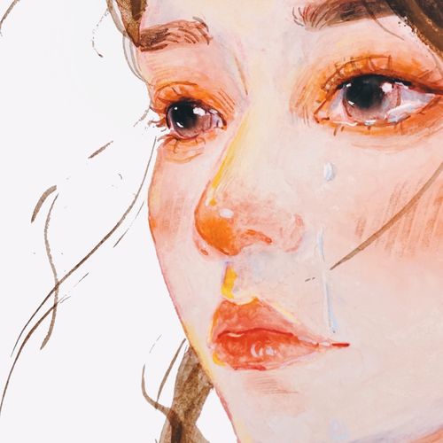 土豆鱼油画棒社群章鱼哥特色课美少女少年水溶性油画棒教程录播课