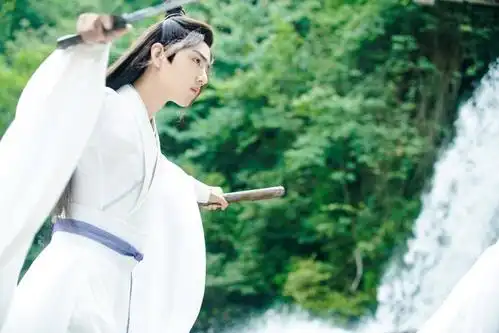 肖战陈情令饭拍分享白衣羡羡犹如画中仙子