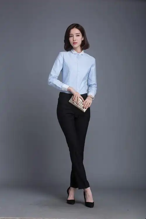 新款秋季黑色西装裤职业工装女裤子修身西裤女士ol正装裤定制