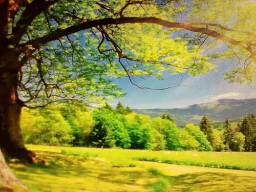 流水觅知音～～苍茫大地～～云淡风轻 写美篇青山不老～绿水长流 意境