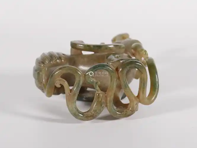 战国玉凤鸟一对