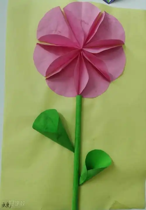 手工作品之折纸花教师节折纸花大全简单教师节手工纸艺花简单实拍图