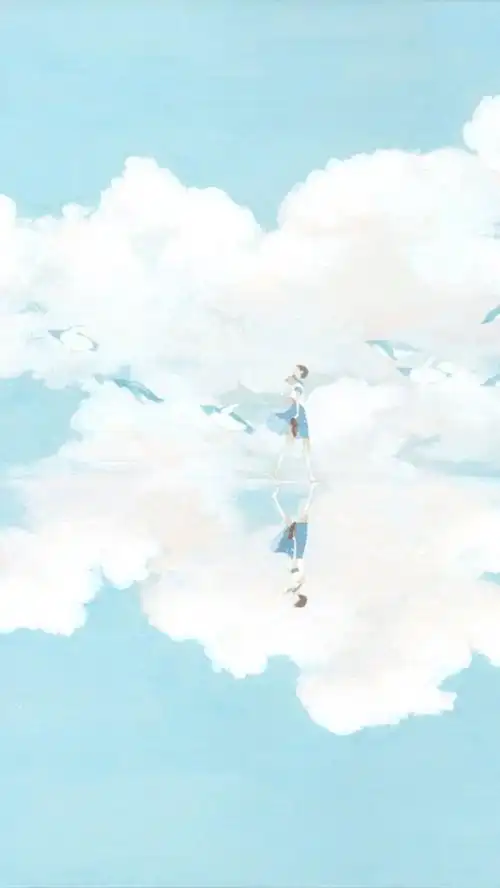 人物,手绘,水彩,涂鸦,星空,唯美,意境,背景,二次元,小清新,治愈系