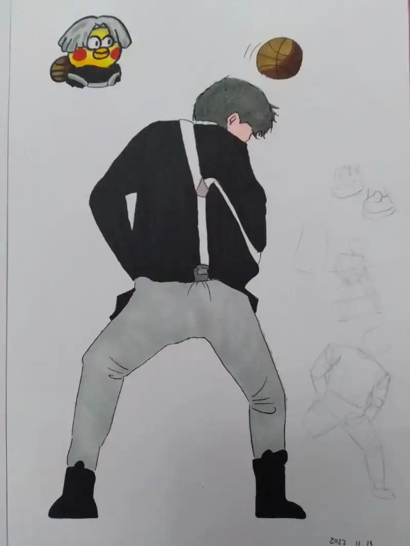 坤坤～ 作为一名合格的小黑子首先要学会画坤坤9491