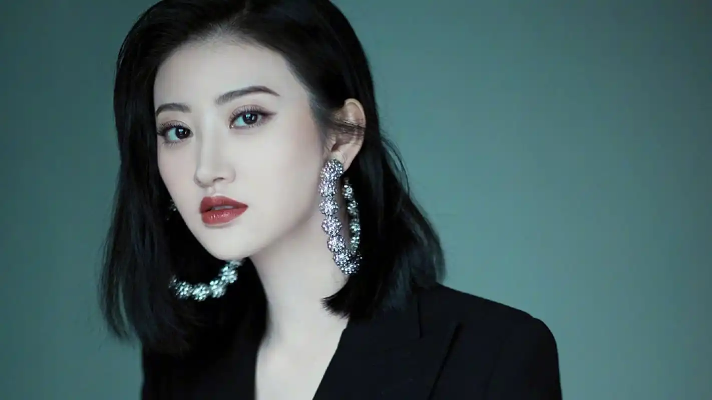 女明星景甜西装ol明星风尚壁纸