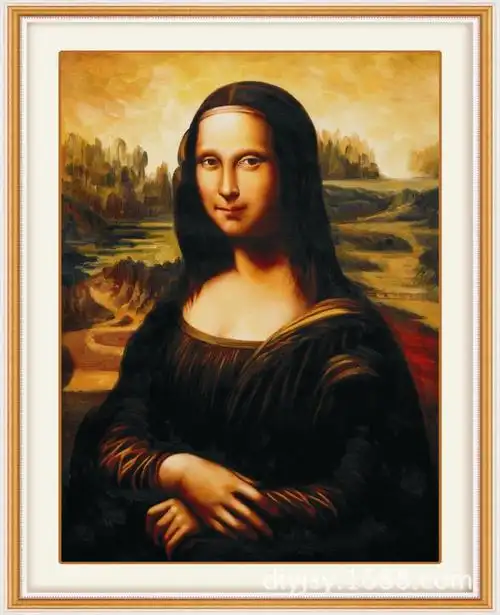 水晶钻石画 diy 蒙娜丽莎 3d 钻石绣 十字绣的升级版