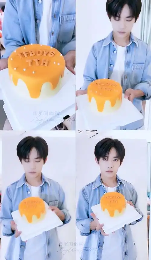 tfboys庆祝出道七周年#易烊千玺单人@tfboys-易烊千玺"合个影",七年