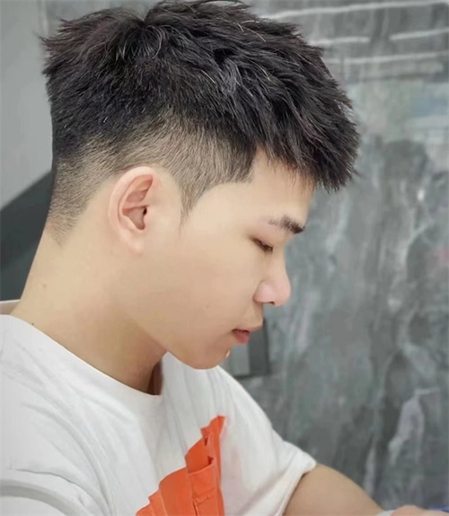 韩式摩根烫发型 帅哥经典烫发