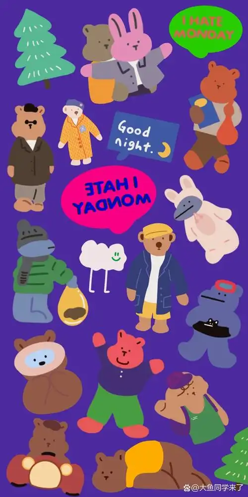 可爱少女心手机壁纸 二创