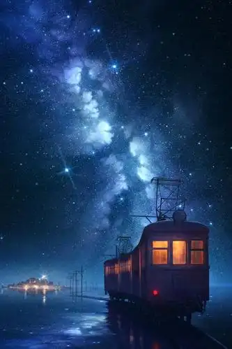 空灵意境版精美动漫插画图集!飞流直下三千尺,疑是银河落九天