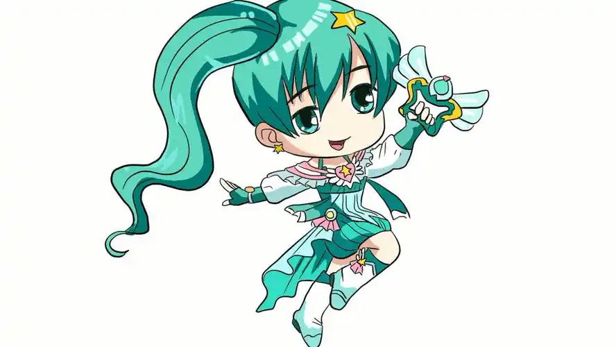 巴啦啦小魔仙之可爱的q版贝贝公主儿童卡通简笔画