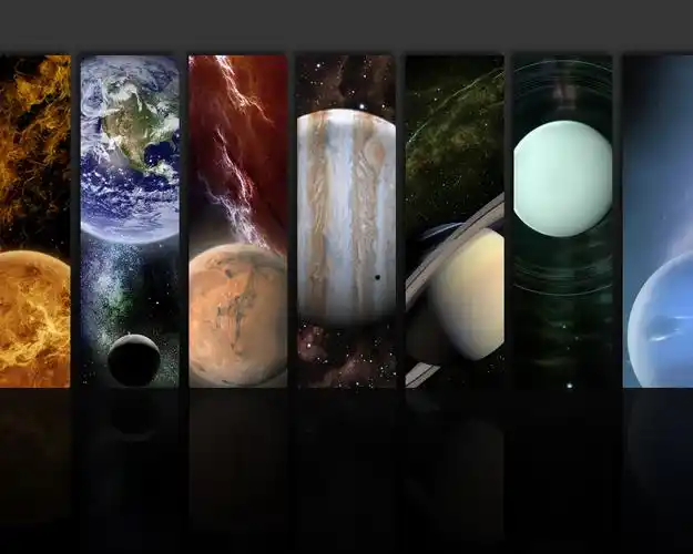 太阳系的行星 桌布 - 1280x1024